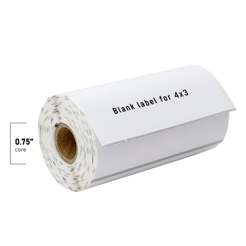 4"x3" Direct Thermal Labels Mobile 0.75" Core Perforated 200 labels per 1 Roll
