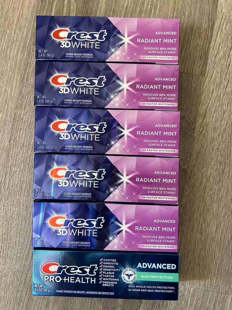 6X - Crest 3d white toothpaste = Free Shipping