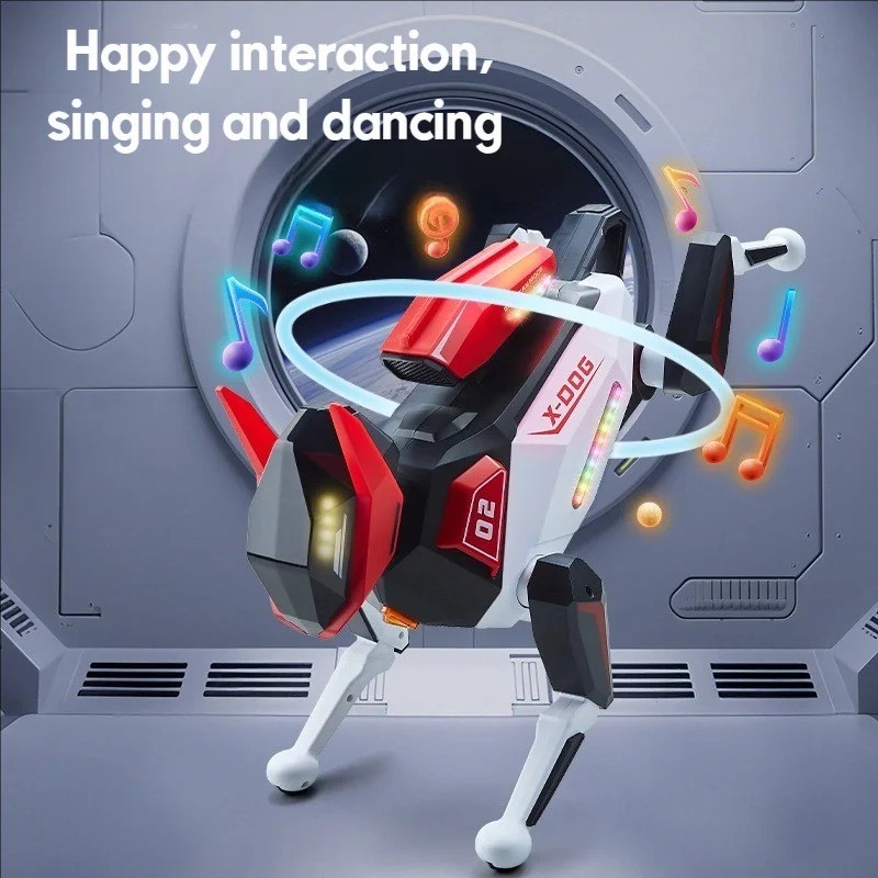 AI Simulation Robot Dog Intelligent Machine Dog Voice Command APP Control