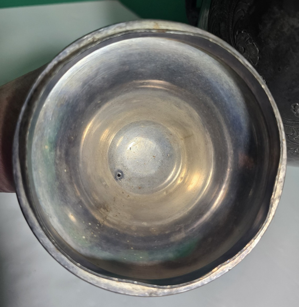 VTG WALKER & HALL VICTORIAN SILVER PLATE SAMOVAR "MAKER'S MARK"