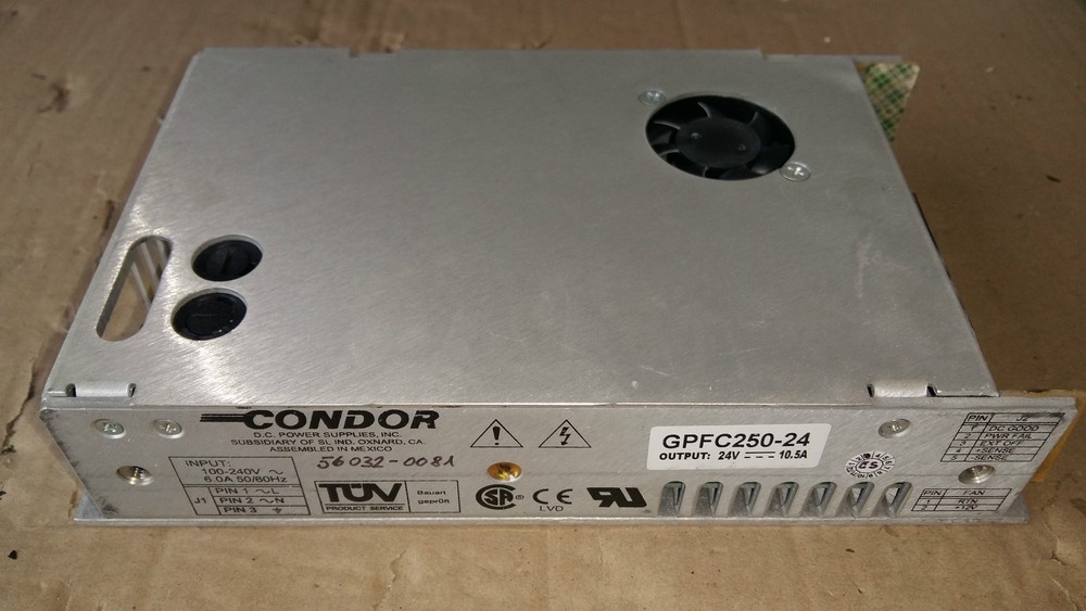 CONDOR GPFC-250-24 PSU for Eco Physics Model CLD 844 CMh Analyzer
