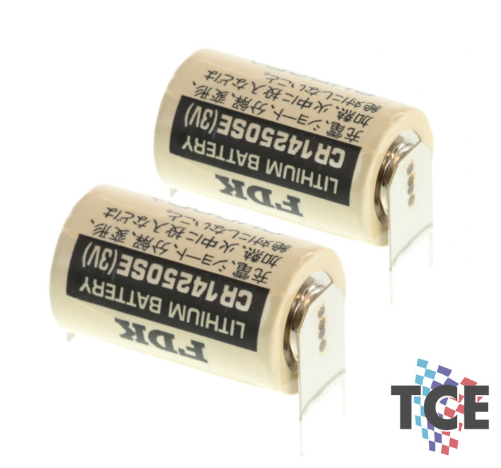 2x BMW SI Board Batteries Sanyo FDK Instrument Cluster 1 Pair E30 E23 E24 E28