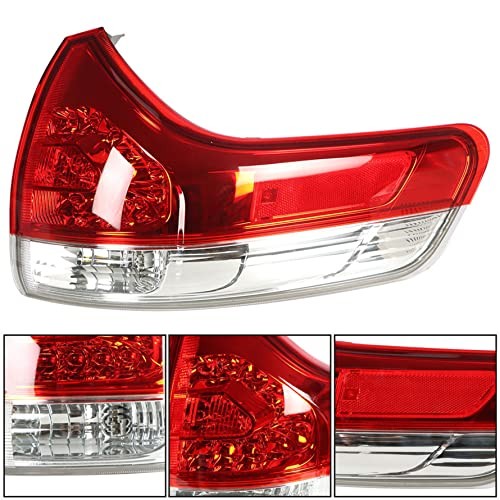 Right Tail Light Assembly Replacement for Sienna 2011 2012 2013 2014 Rear