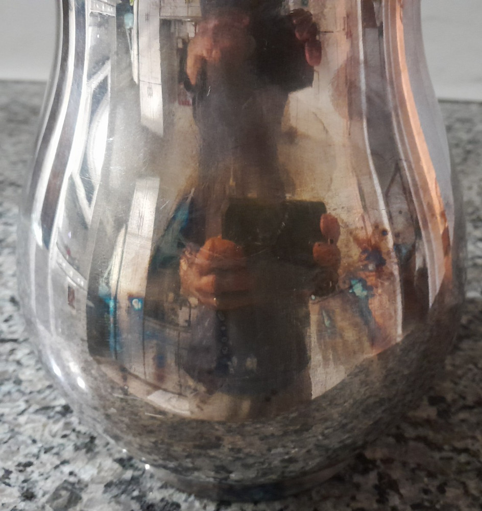 Vtg Poole Silver Co Silver Plate Water Pitcher With Ice Guard #1276 Monogrammed