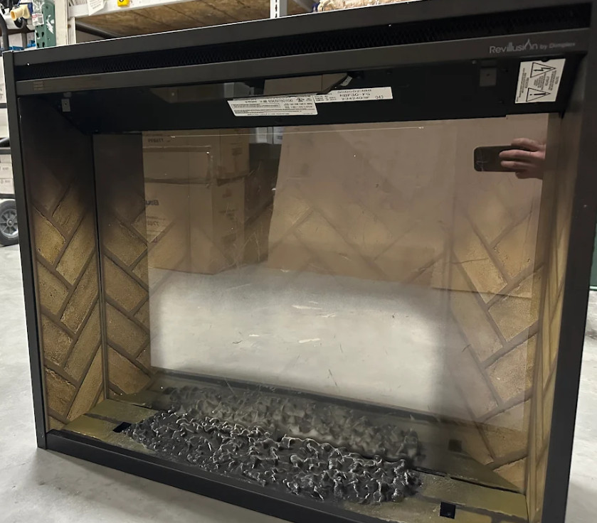 Dimplex Revillusion® 30" Built-in Electric Firebox (Model: RBF30) (Herringbone)