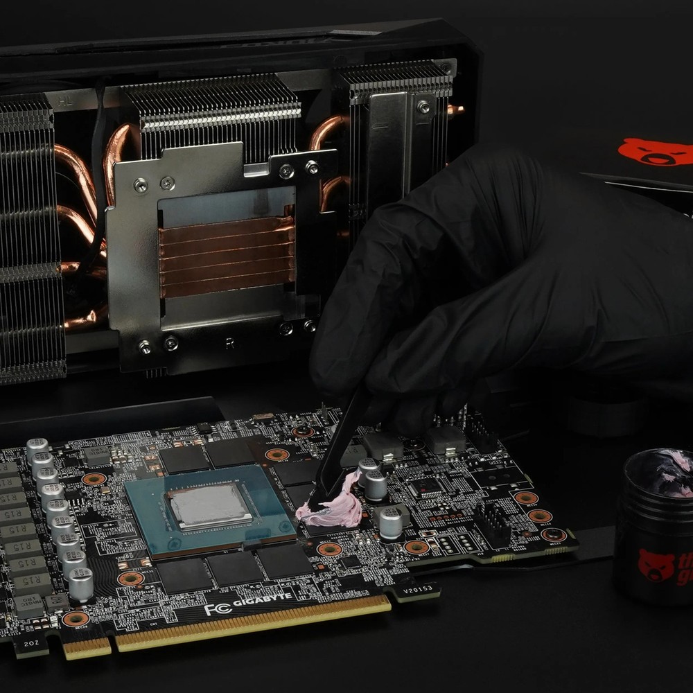 Thermal Grizzly Putty Basic For GPU VRAM MOSFETS Thermal Pad Replacement 30g