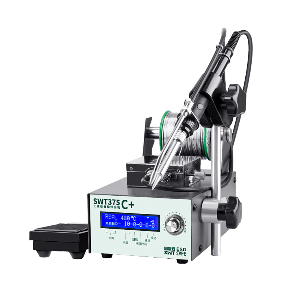 220V Automatic Soldering Machine Foot Switch Tin Feeding Soldering Iron Tin Feed