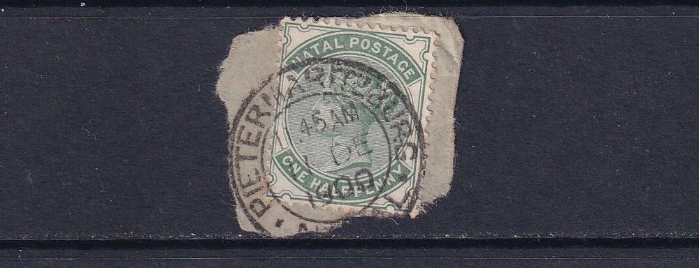 Natal Used Stamp on Piece Sc#65
