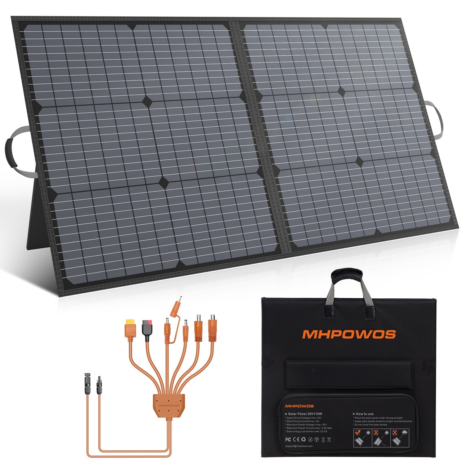 Solar Panel Kit Portable Foldable 110W 220W 400W 440W for Ecoflow Power Station