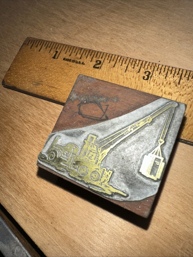 Printing Block ( Old Crane ) Print Block