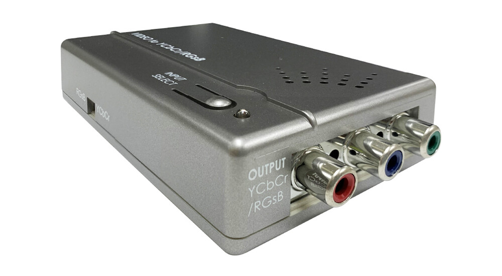 BNC Composite S-Video to Component Video RGB Converter