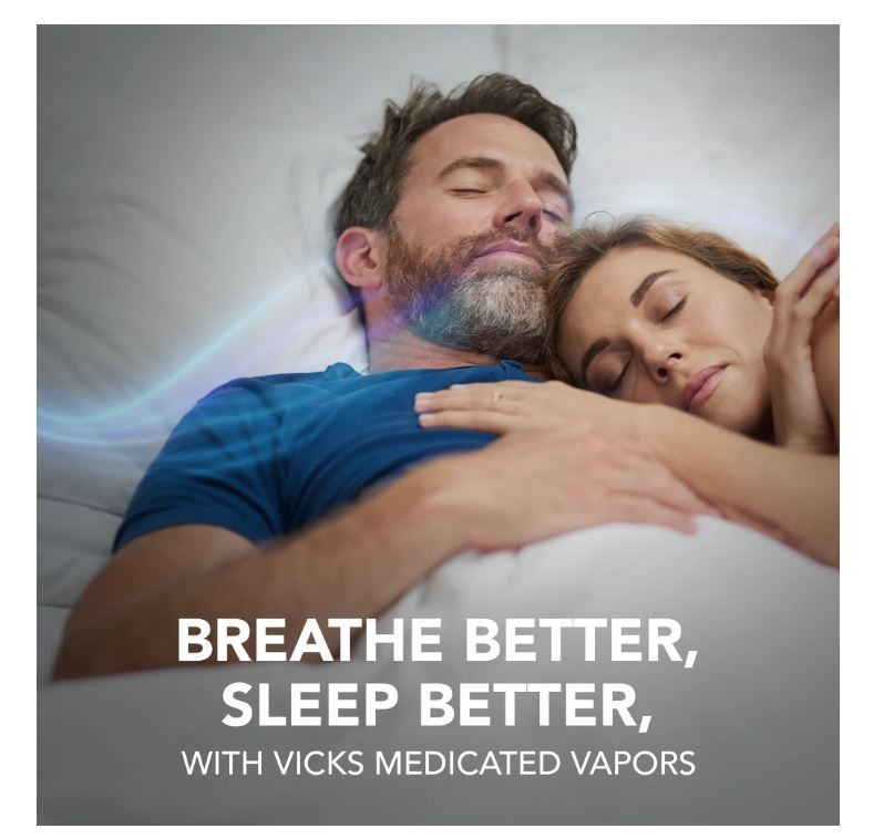 Vicks VapoSteam Medicated Liquid with Camphor, a Cough Suppressant, 8 Oz – VapoS