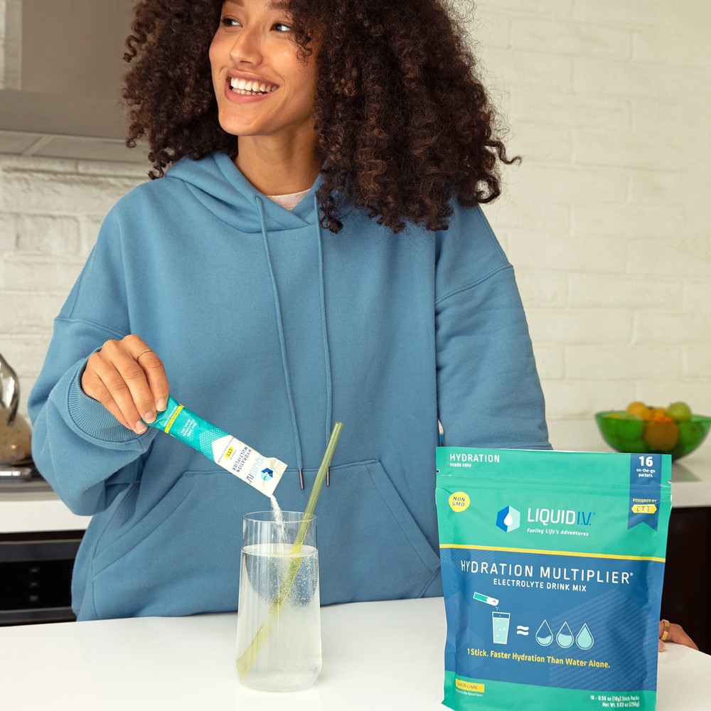 Liquid I.V. Hydration Multiplier - Lemon Lime - Powder 16 Packets