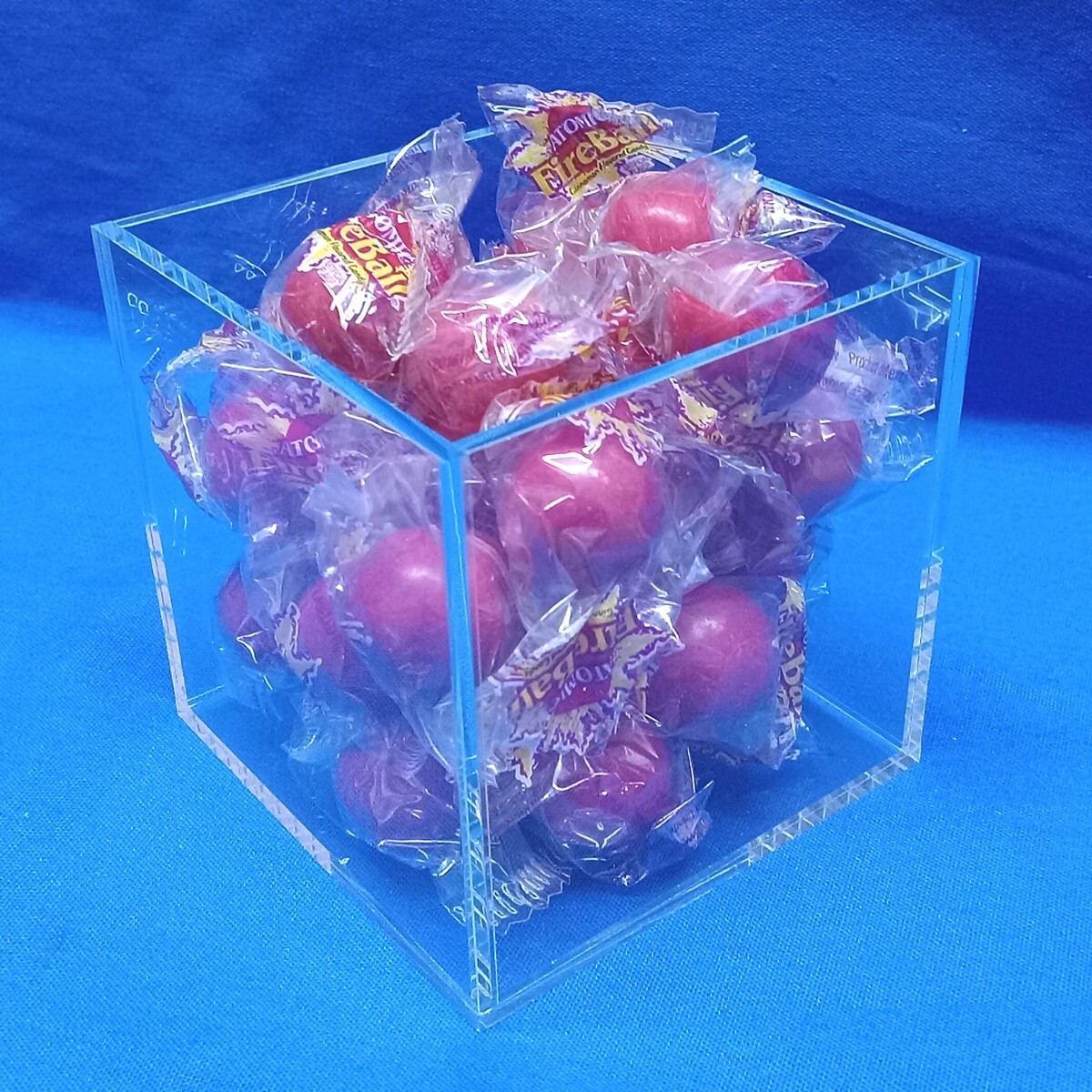 Clear Acrylic 5-Sided Cube 3" x 3" x 3" - Open One Side - FREE SHIPPING