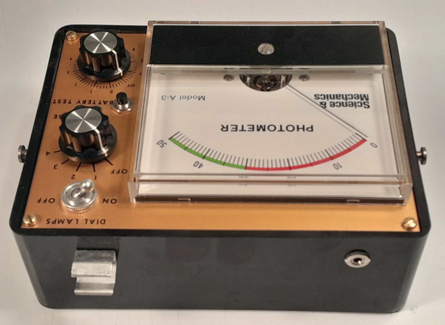 Vintage Science & Mechanics Photometer Model A-3 Analogic with Sensor Darkroom