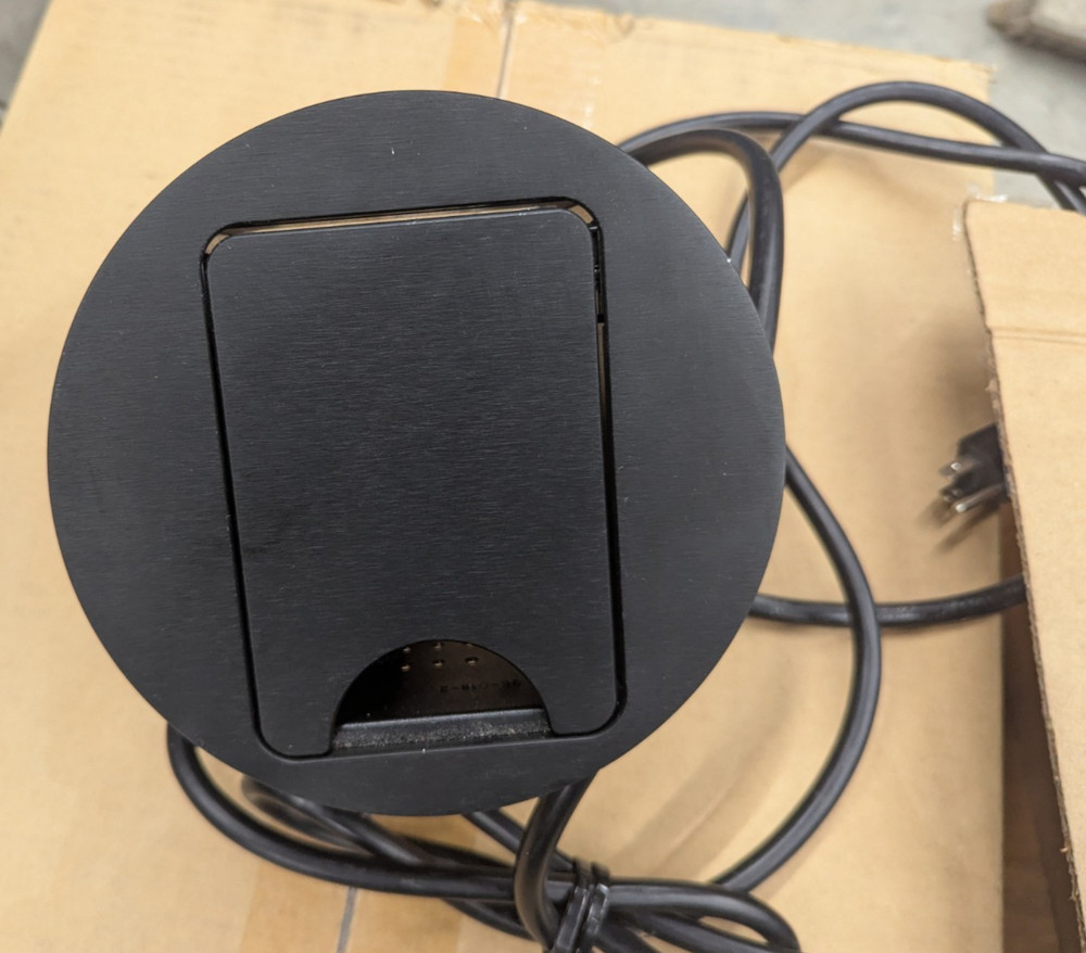 Extron Cable Cubby 300C US Black with Power Outlets