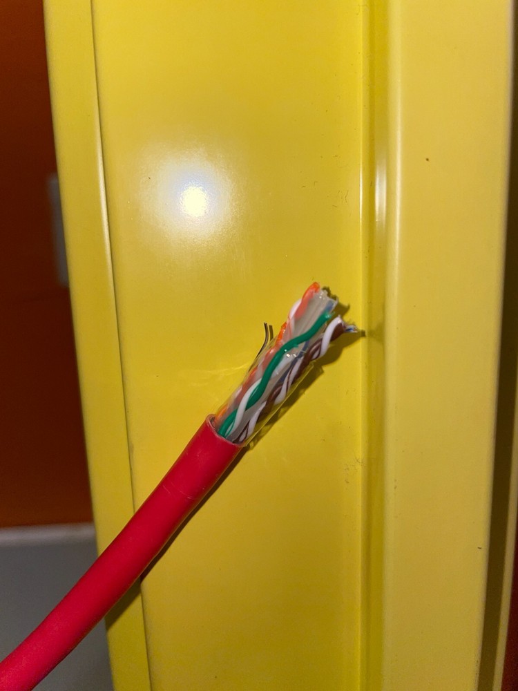 cat6 cable 25+ft length custom shielded bulk red or white solid copper