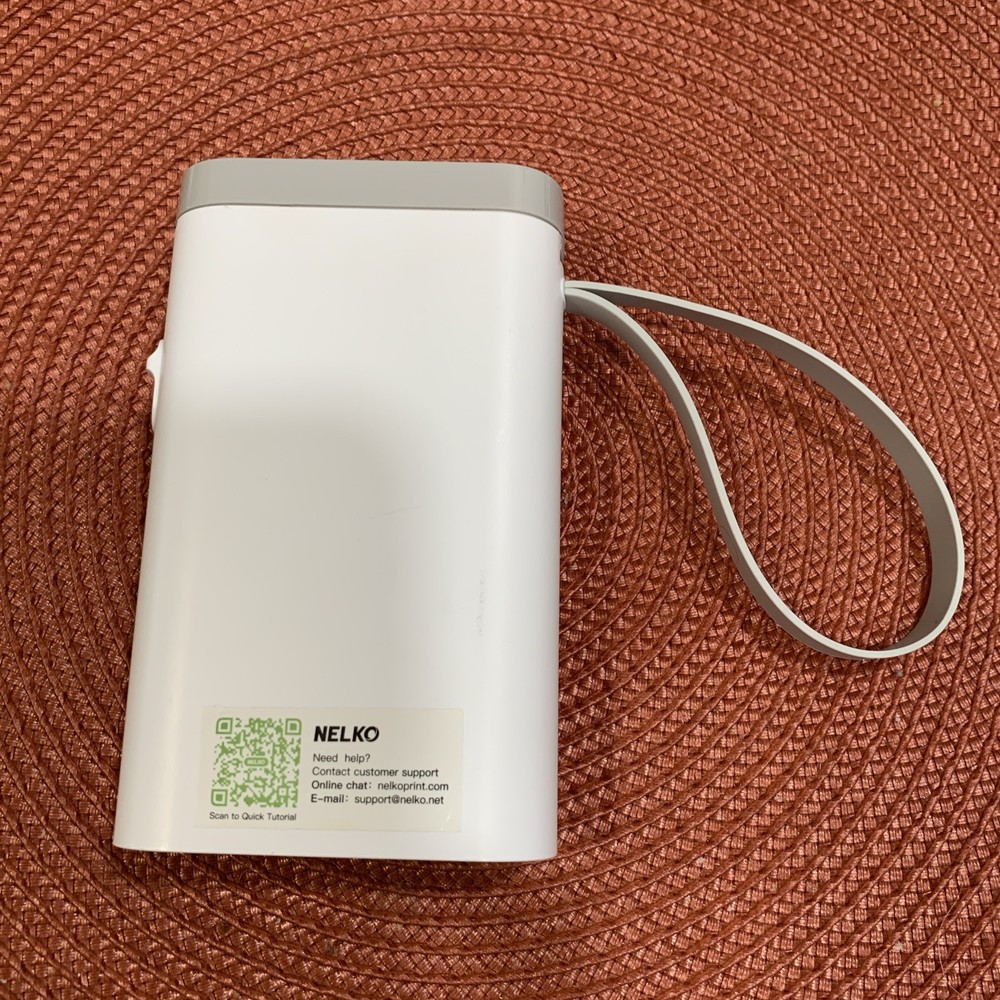 Nelko P21 Wireless Mini Label Maker Bluetooth Label Printer White