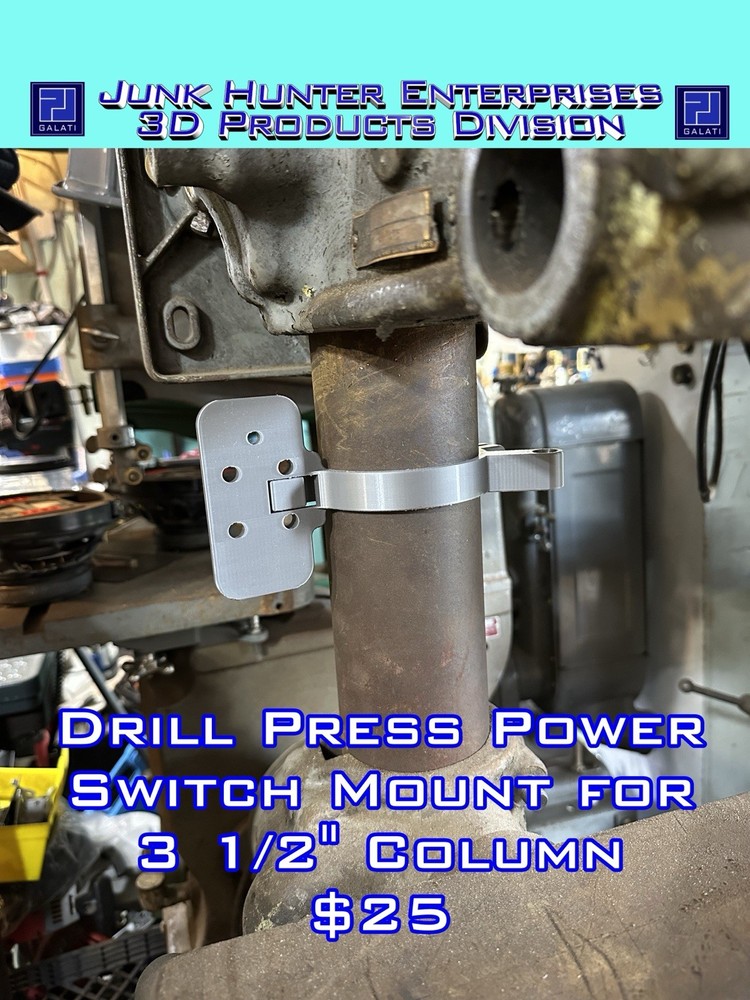 Drill Press Power Switch 3 1/2” Column Mounted Walker-Turner Rockwell Delta