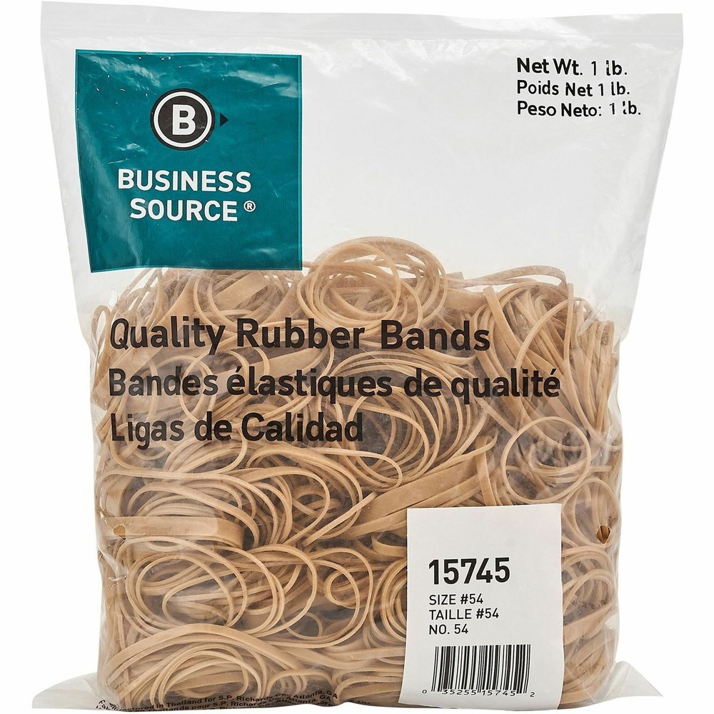 Business Source BSN15745 Assorted Rubber Bands 1 Pack