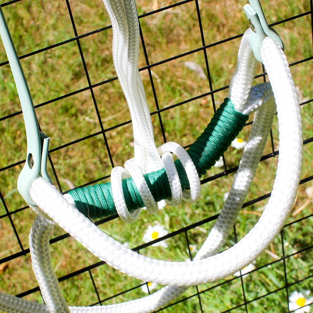 Sage Green Biothane Loping / Hackamore Bridle