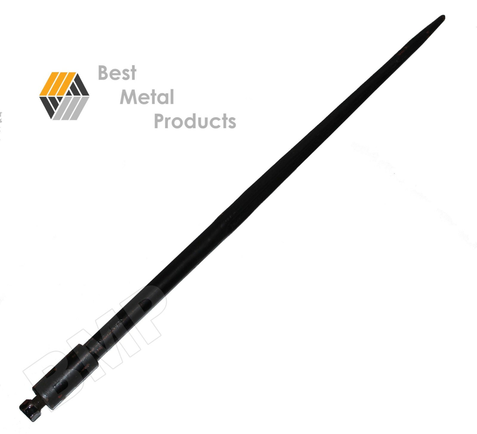 Set of 2 Bale Spikes / Spear / Hay Tines with Nut and Sleeve 43" 0800110-2