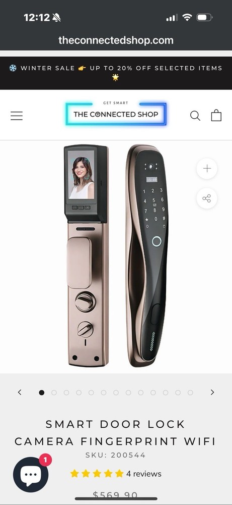 Fingerprint Lock By The Connected Shop