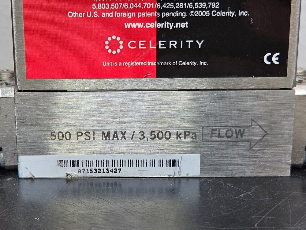 Celerity UFM-8161 Unit Mass Flow Controller 30L N2 500psi (NEW) FAST SHIP!💨✅