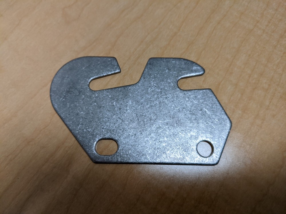 "Draw-Tite" Bed Rail Hooks bed side end connection connecting hardware plate