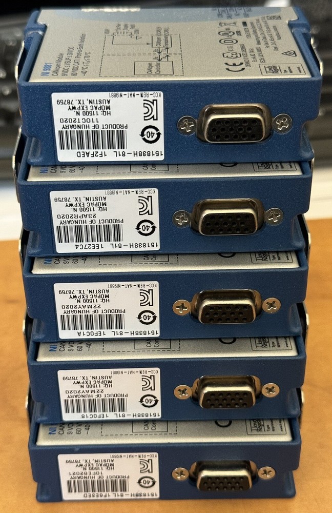 National Instruments NI 9881 cRIO CANopen CAN Interface Module