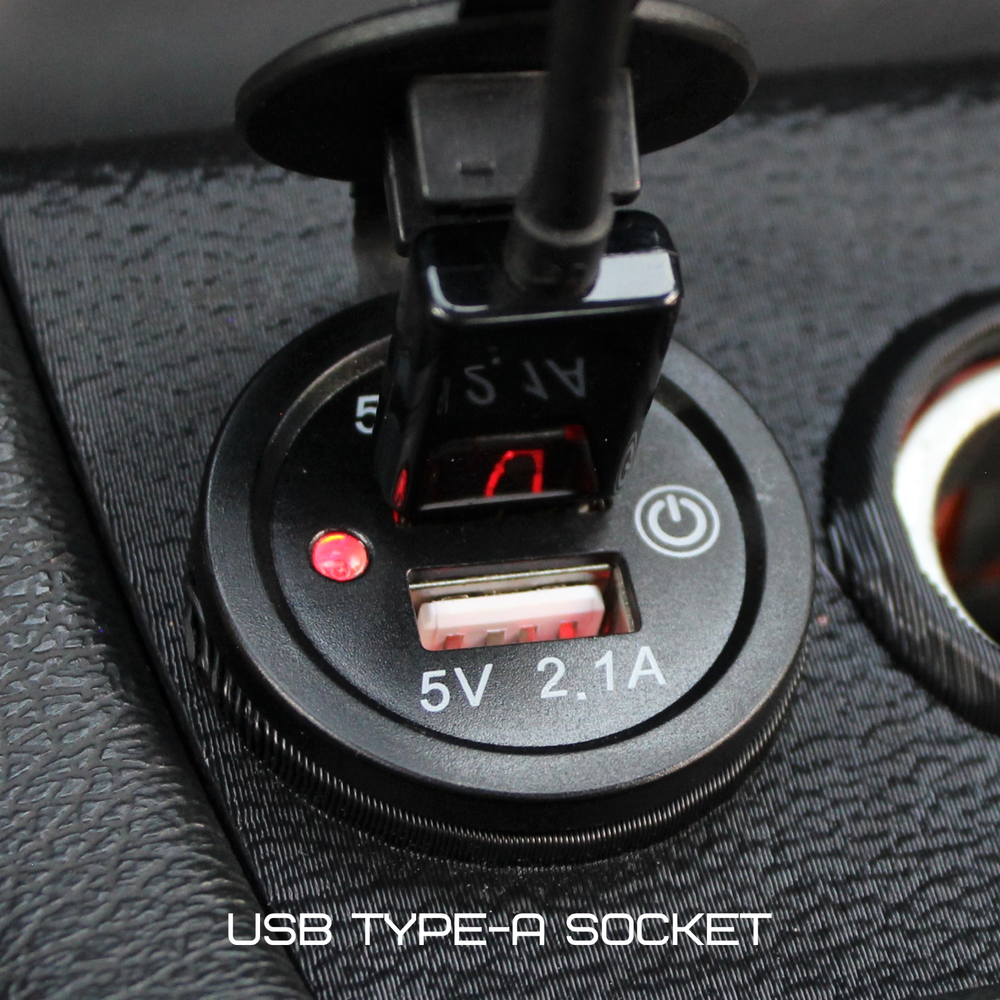 BMW E30 Utility Panel & Phone Mount - Single USB Charge Socket