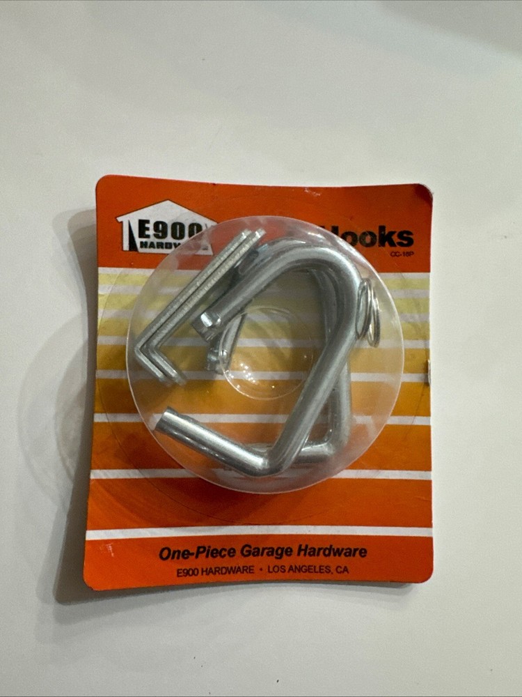 E900 Garage Door Containment Hook (2pack) New!