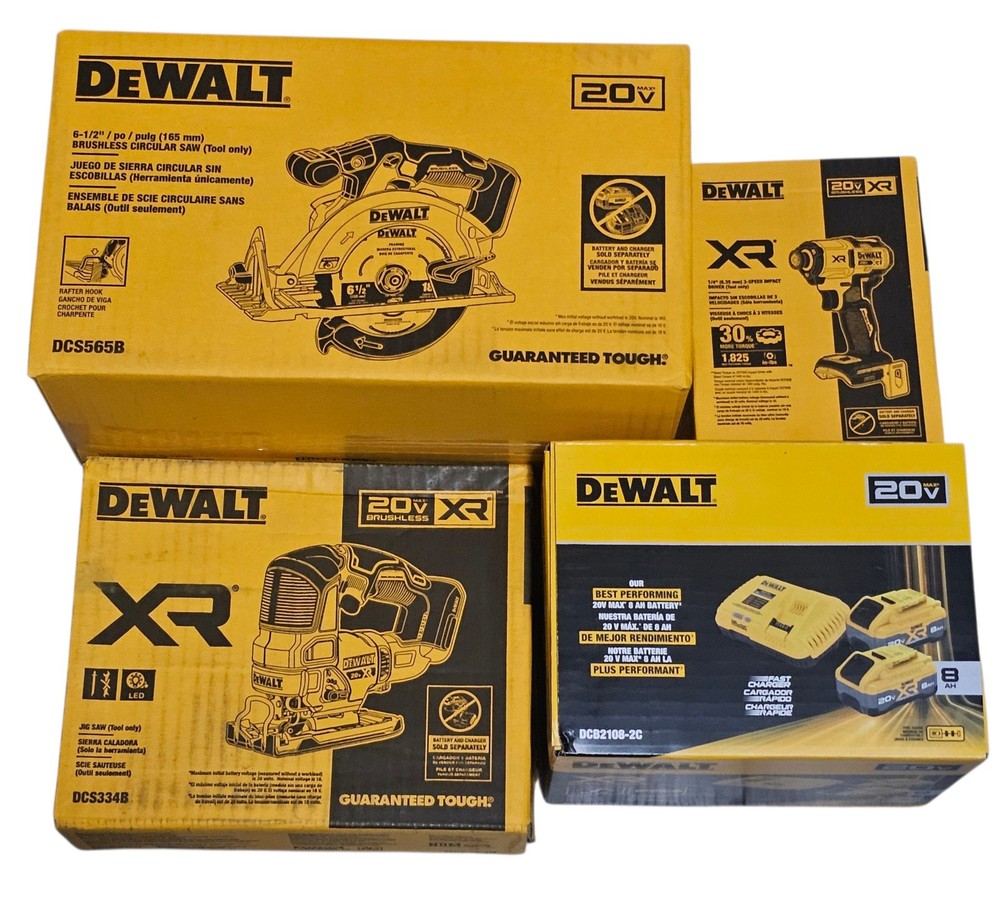dewalt power tools combo set 20v xr/max Dcs565b value (1086.00)
