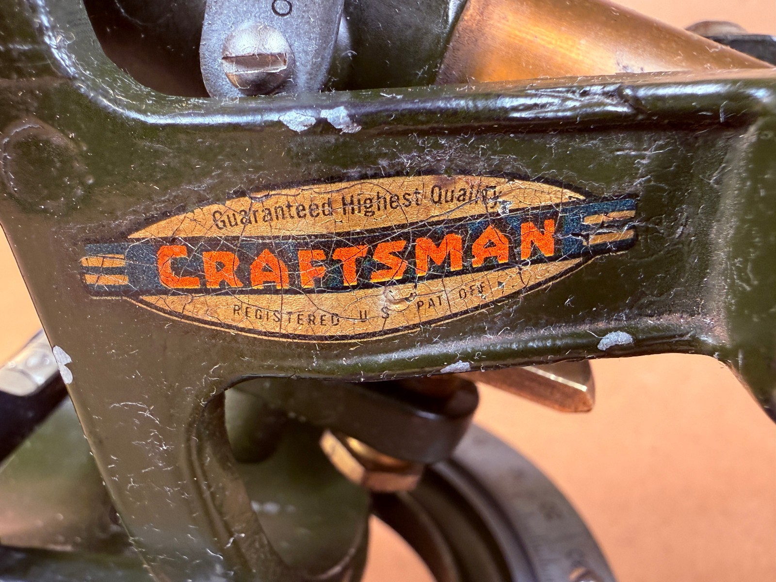 Vintage Brass Model 304.1 Sears Craftsman Farm Level Transit Surveyor w/ Case