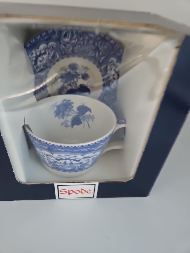 Spode Teacup and Saucer Dish NEW