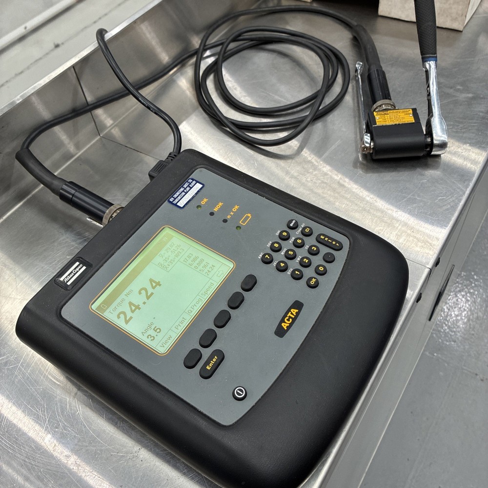 Atlas Copco ACTA 3000 Torque Analysis Unit with 3 Calibration Shunts