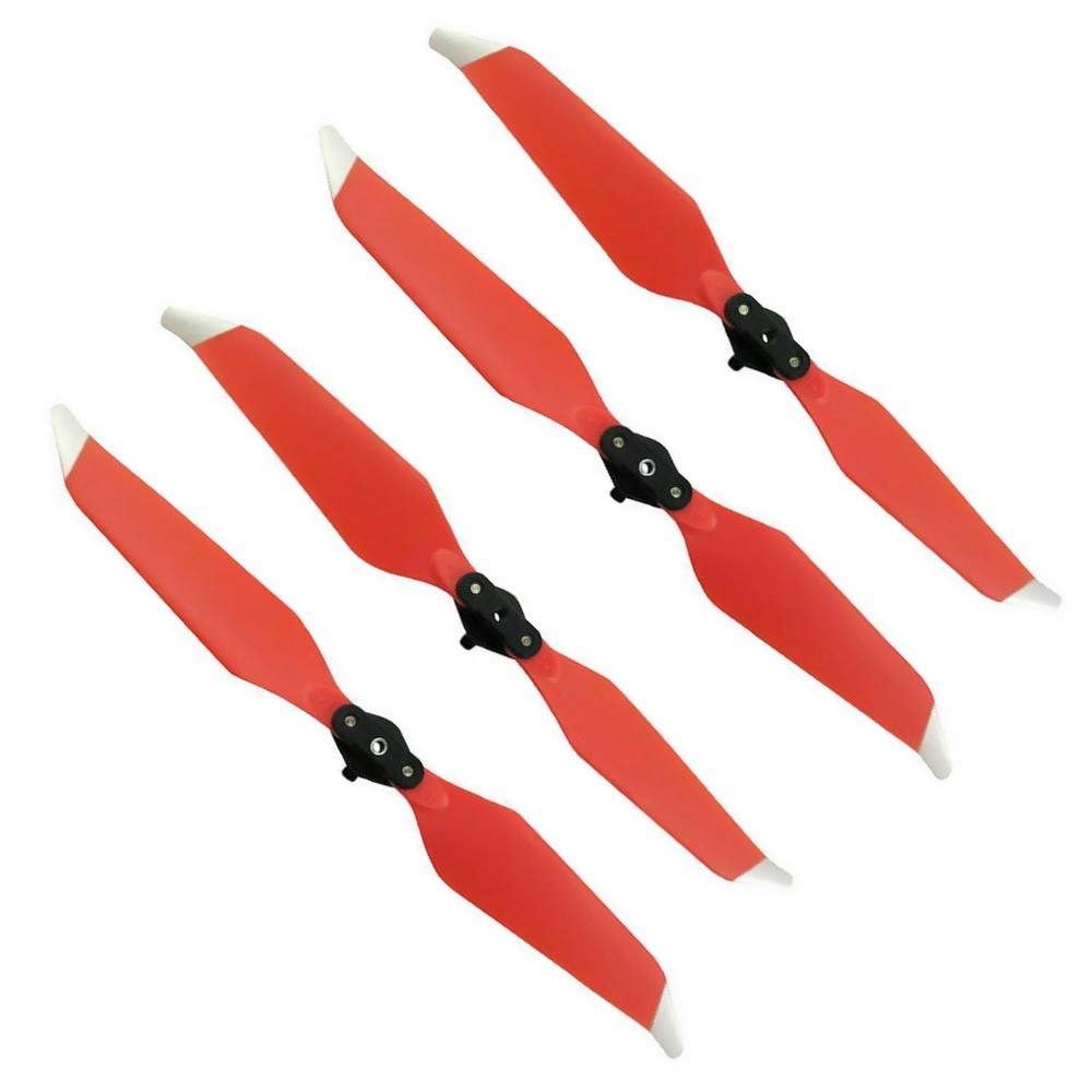 Low-Noise Quick-Release Red Propellers 8331F Props For DJI Mavic PRO Platinum E
