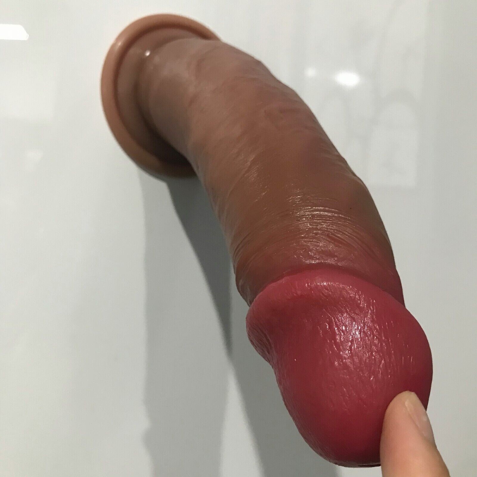 Liquid Silicone Realistic Huge Dildo Cock Thick Dong Suction Cup Women Sex Toys