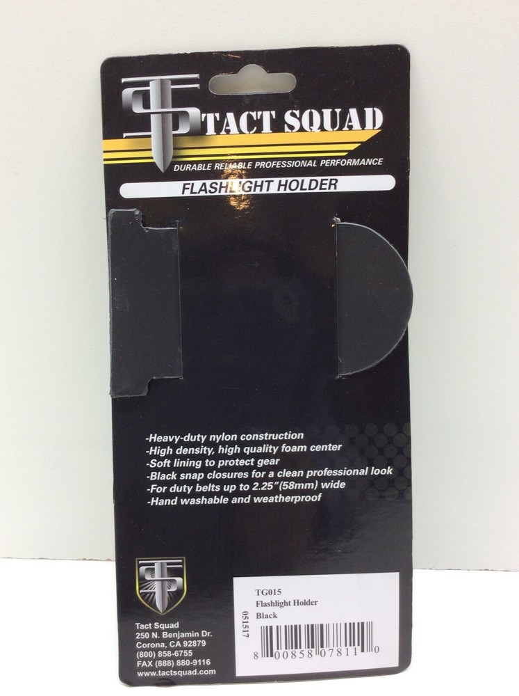 Tact Squad TG015 D-Cell Flashlight Holder