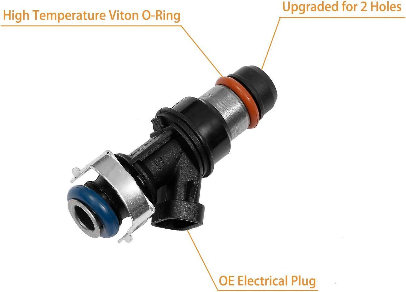 8Pcs Upgrade Fuel Injectors 25317628 For 99-07 Chevy Silverado GMC 4.8/5.3/6.0L