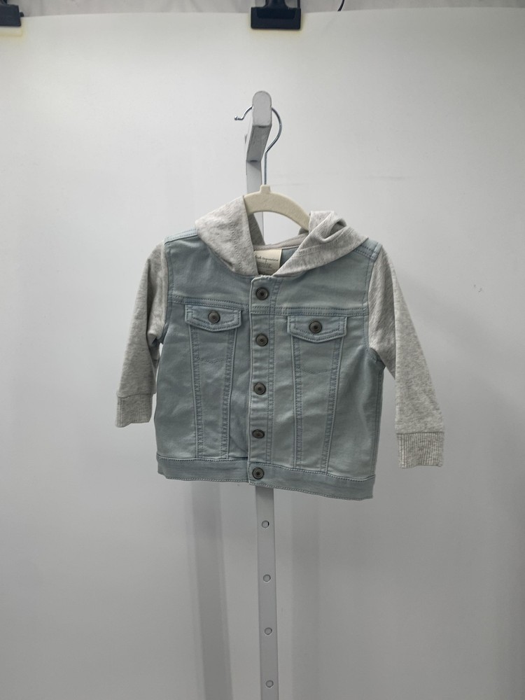 HOODED BTN DOWN DENIM