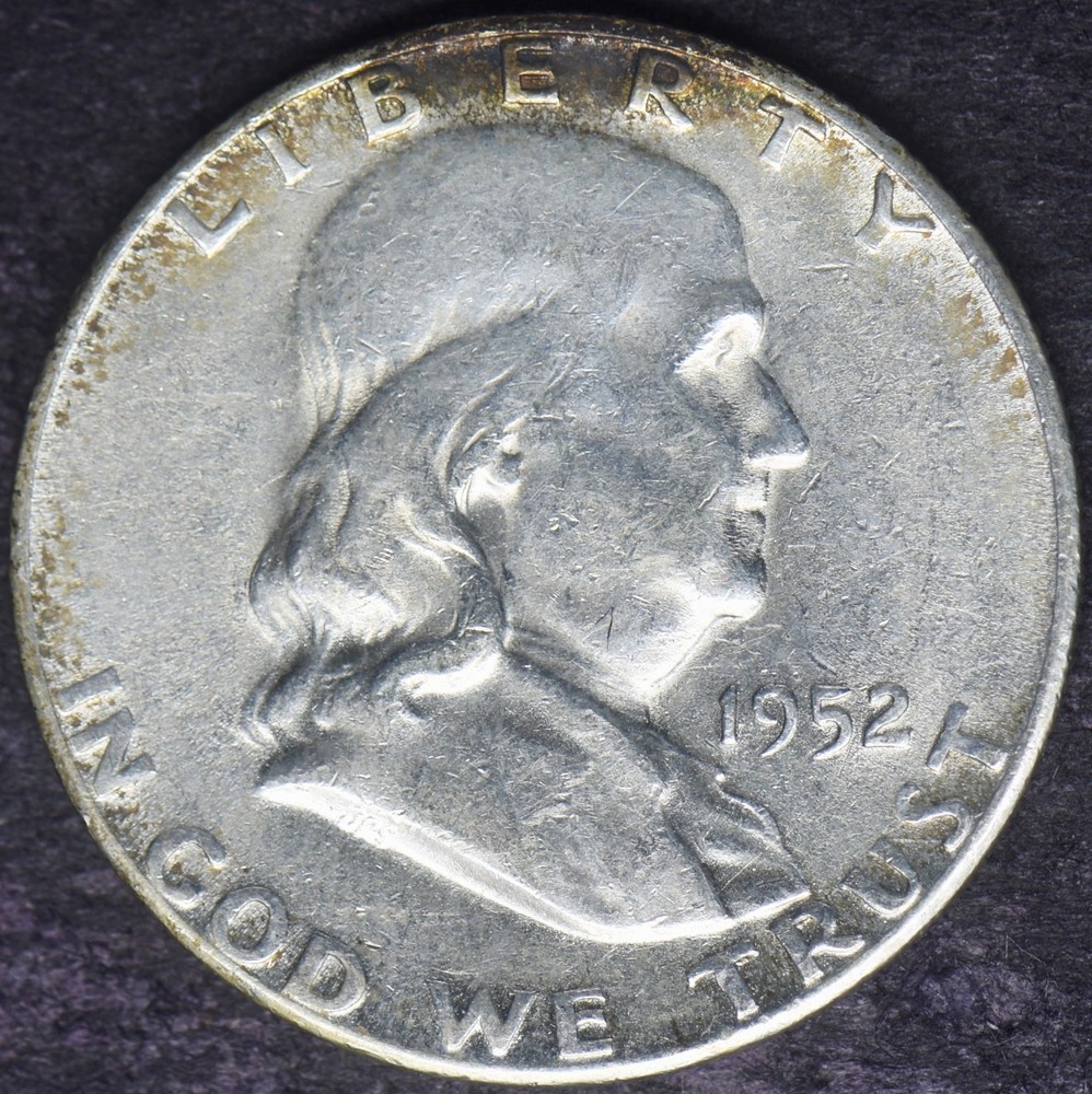 1952-S Franklin Silver Half Dollar - ✪COINGIANTS✪