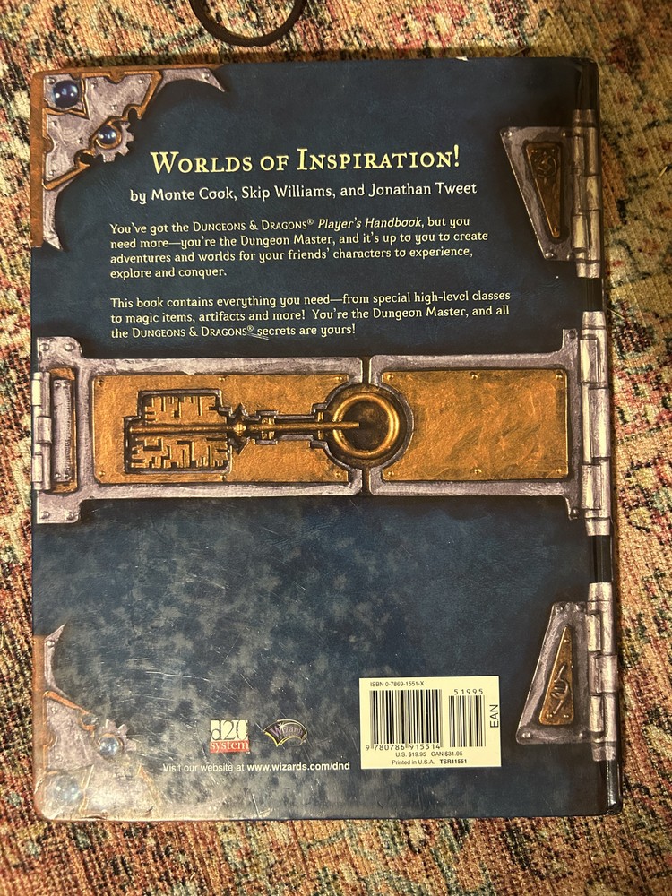 Dungeon Master's Guide : Dungeons and Dragons Core Rulebook II (Sep 2000)