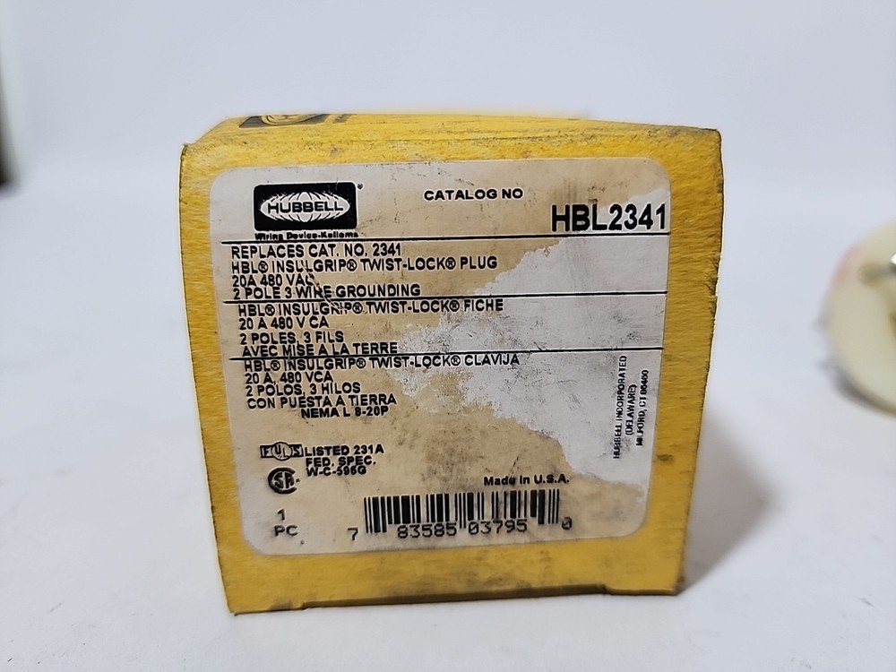 Hubbell Wiring Device HBL2341 Locking Plug
