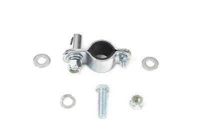 Chrome Spotlamp Clamp Set for Harley-Davidson
