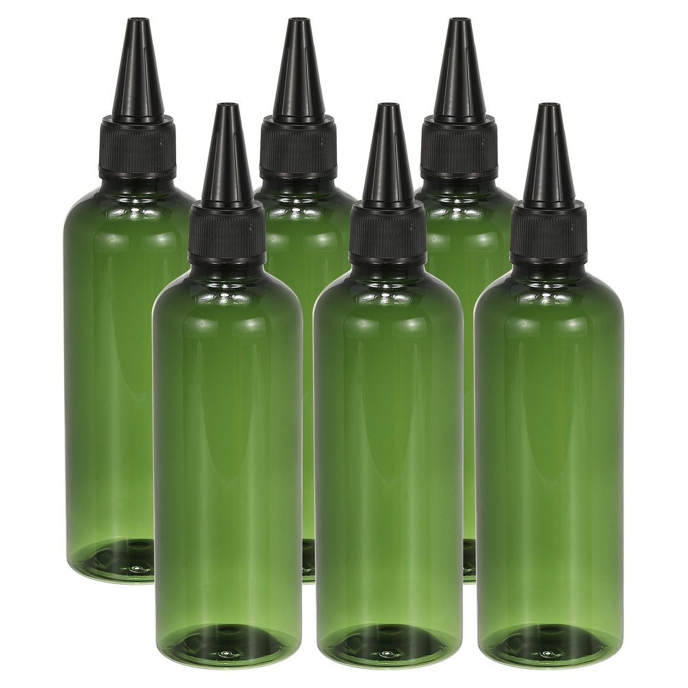 Plastic Applicator Bottle, 6 Pcs 3.4oz(100ml) Leak Proof Refillable Empty Dis...