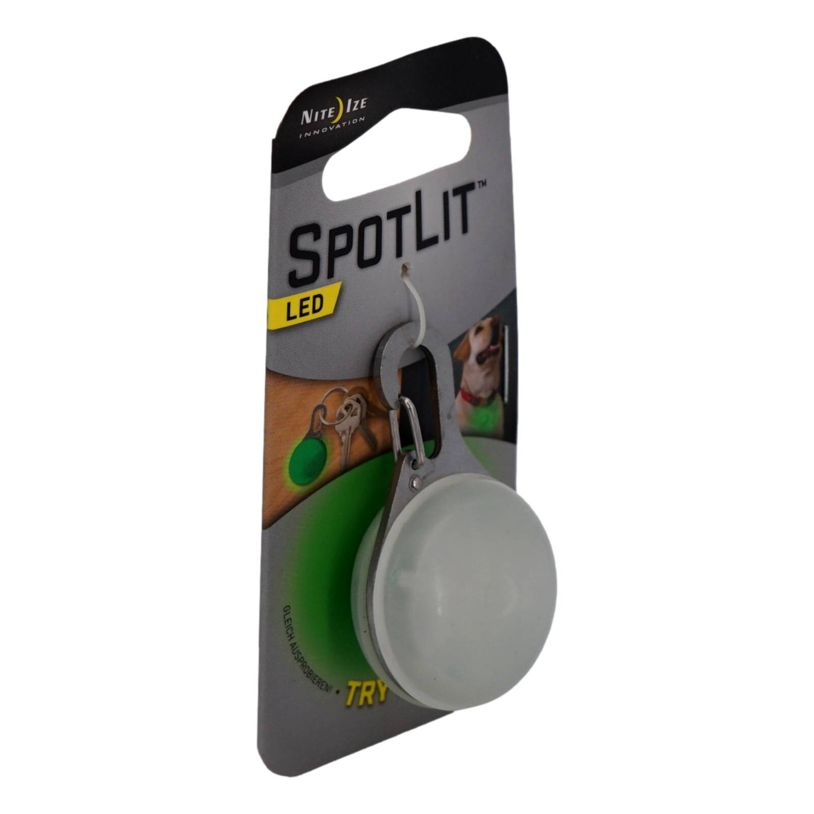 Nite Ize Unisex Spotlit Led Lighting Green Safety Light Glow Pet Locator