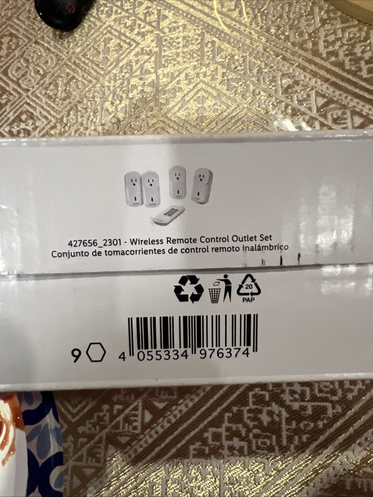 SilverCrest Indoor Wireless Socket Set - Up To 40m Range / 5 Piece Set