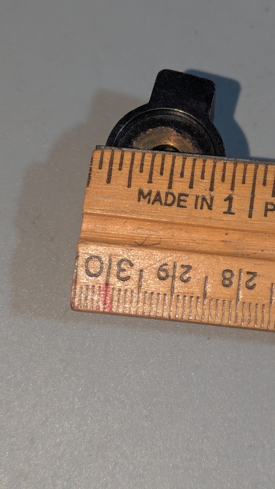 Vintage Radio Control Knobs Pointer Arrow Bakelite Brass Insert Ham Audio