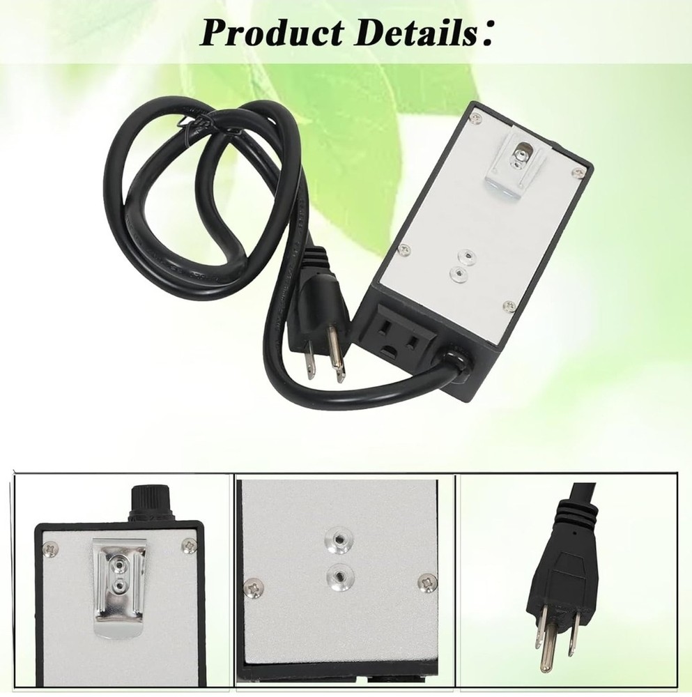 AC 120V Replacement for Router Fan Variable Speed Controller Electric Mo. Rheost